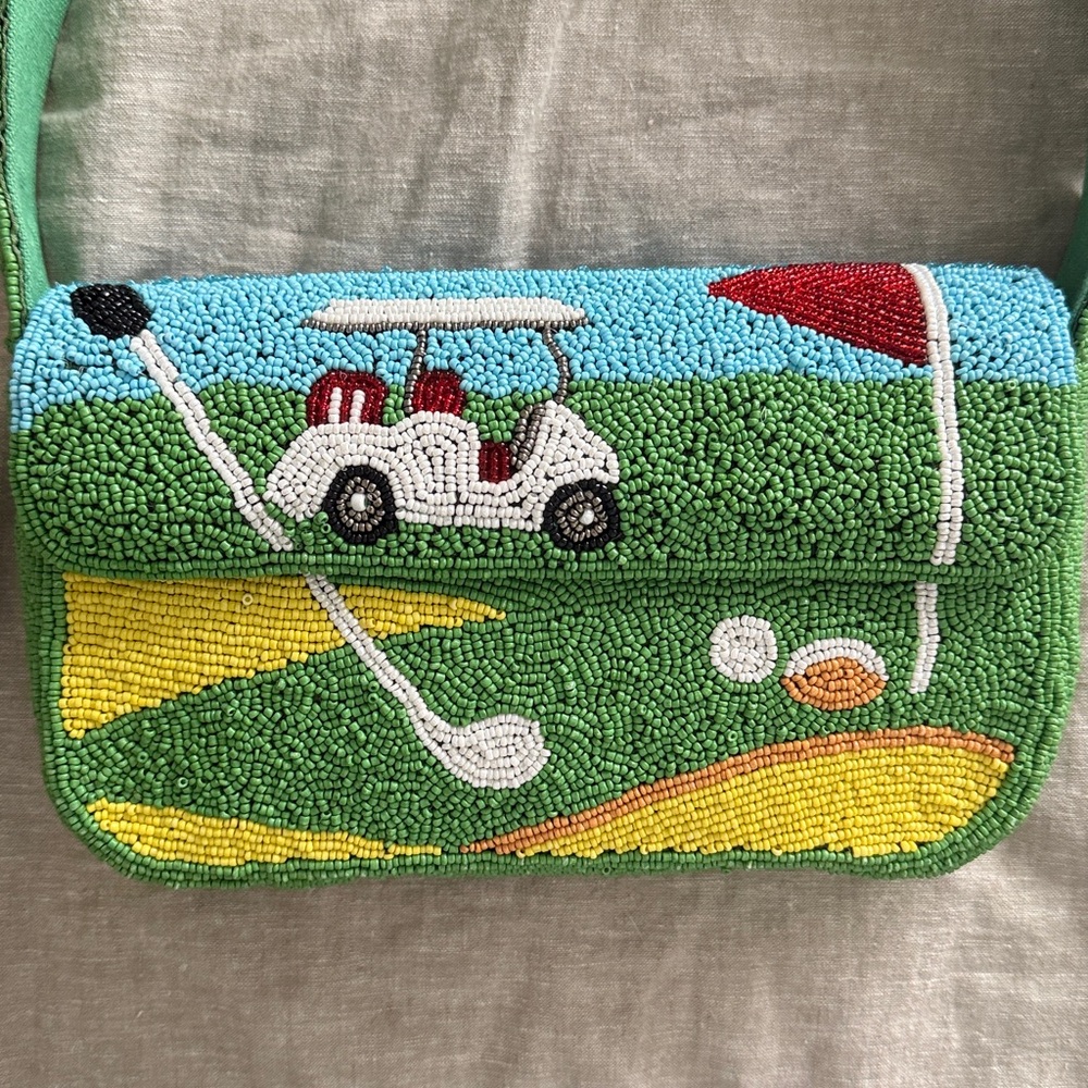 Beaded Viral Golf Bag!! NWT - Picture 2 of 6
